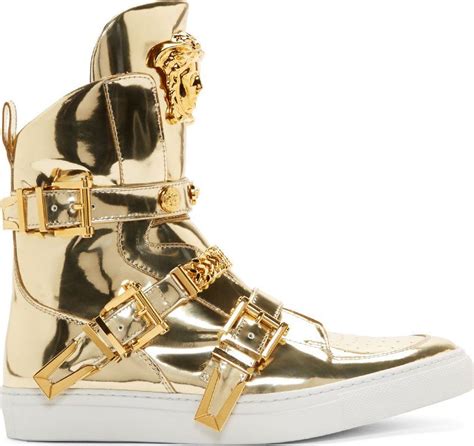 cheap versace sneakers|versace zipped high top sneakers.